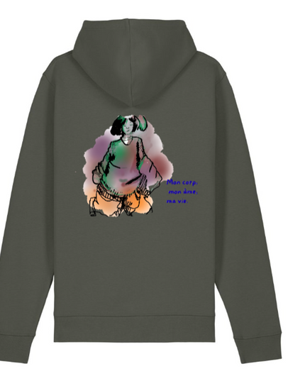 MY BODY / Custom Hoodie / - Unisex - Organic Cotton