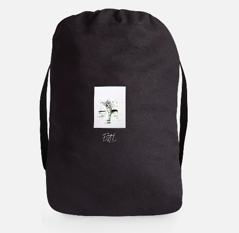 Promotional cotton drawstring bag