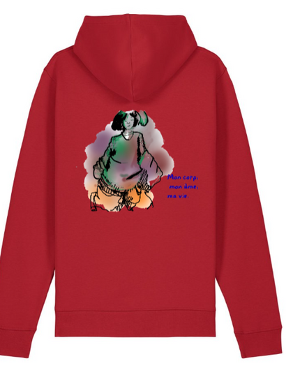 MY BODY / Custom Hoodie / - Unisex - Organic Cotton