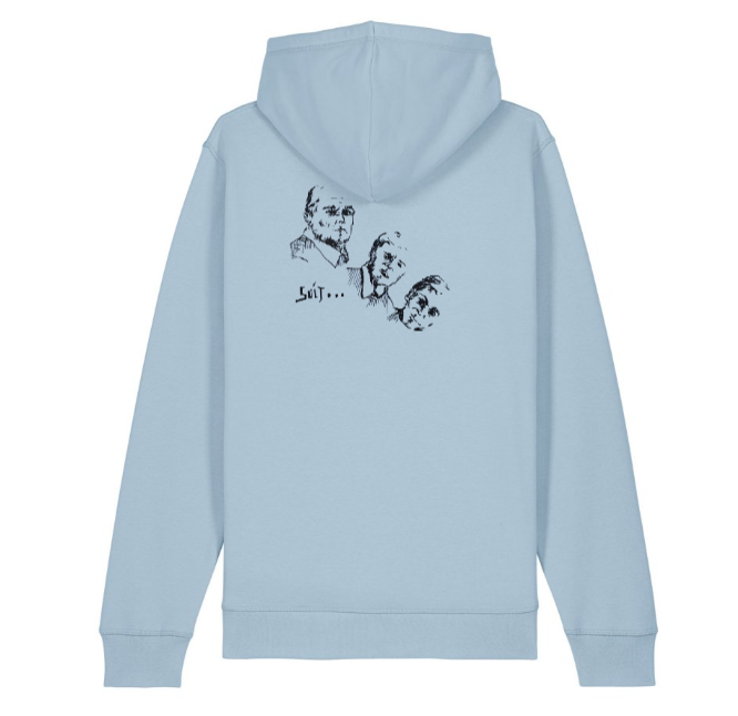 SUIT / Sweatshirt à capuche personnalisé  / Drummer 2.0 Stanley / Stella  - Unisexe - Coton Bio