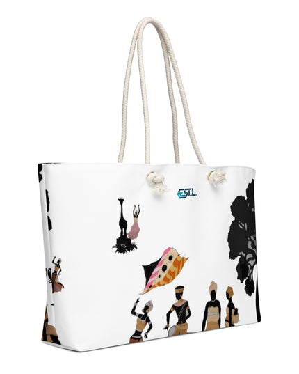 Sac week-end grand format JOY & FREEDOM avec design artistique de Gary KAGO.